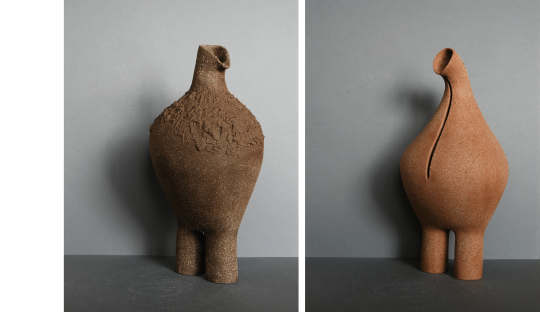 Sculptures grès Grands Dodus Audrey Jezic Céramiques