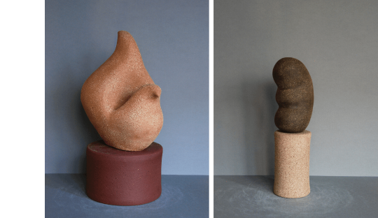 Sculptures grès Métaboliques Audrey Jezic Céramiques